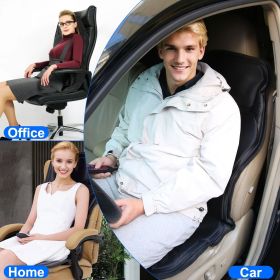 Home Office Car Massage Chair Pad with Heat, Customizable Full Body Massager for Sedentary Pain & Sports Injury Relief, 3 Timer Settings